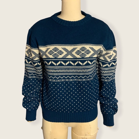 Vintage 1970s Andrew St. John sweater size medium - Picture 1 of 5